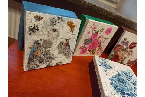 Warsztaty decoupage - pudełko