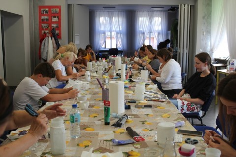 Warsztaty decoupage-słoiczek w nowej odsłonie