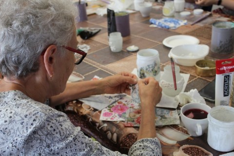 Warsztaty decoupage-słoiczek w nowej odsłonie