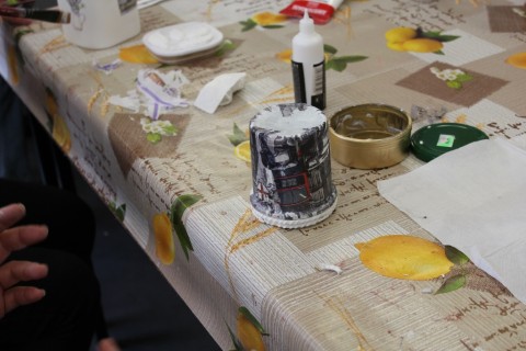 Warsztaty decoupage-słoiczek w nowej odsłonie