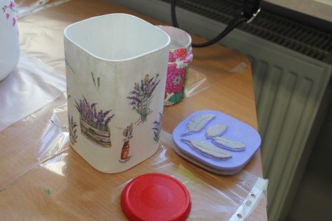 Warsztaty decoupage-słoiczek w nowej odsłonie