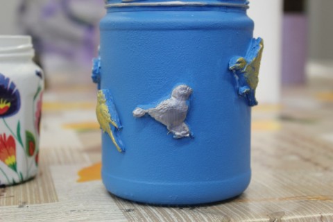Warsztaty decoupage-słoiczek w nowej odsłonie