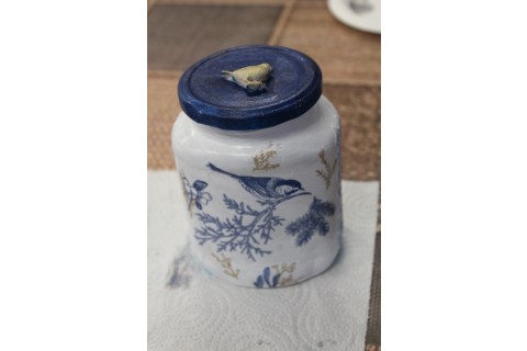 Warsztaty decoupage-słoiczek w nowej odsłonie