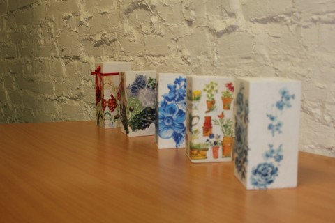 Warsztaty decoupage - świecznik