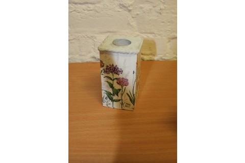 Warsztaty decoupage - świecznik