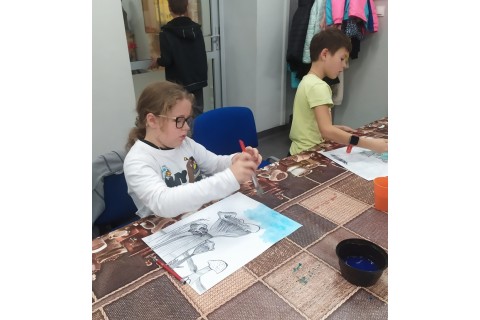 ZAJĘCIA INTEGRACYJNE Z RYSUNKU DLA DZIECI POLSKO-UKRAIŃSKICH 8-12 LAT 