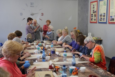 Warsztaty z garncarstwa dla seniorów