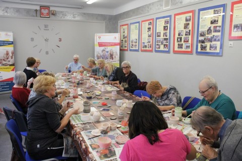 Warsztaty z garncarstwa dla seniorów cz. II