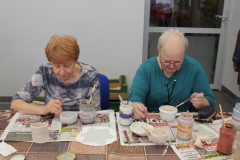 Warsztaty z garncarstwa dla seniorów cz. II
