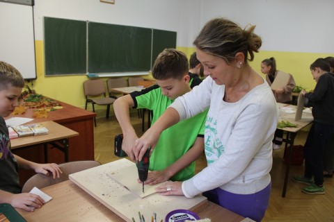Warsztaty dla dzieci „Zabawy z drewnem” 2
