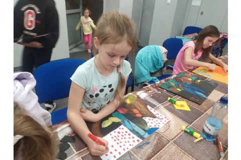 ZAJĘCIA INTEGRACYJNE Z RYSUNKU DLA DZIECI POLSKO-UKRAIŃSKICH 8-12 LAT - 28.10