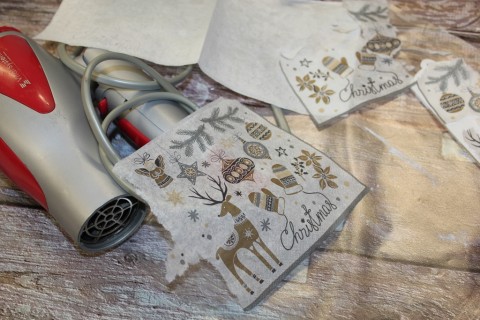 Warsztaty decoupage dla seniora - zakładka do książki