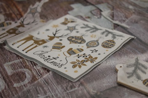 Warsztaty decoupage dla seniora - zakładka do książki