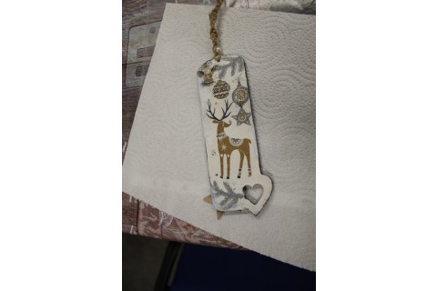 Warsztaty decoupage dla seniora - zakładka do książki