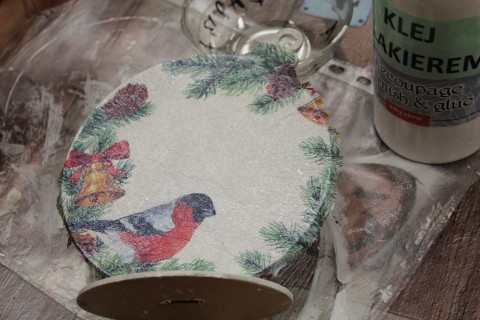 Warsztaty decoupage - bombka