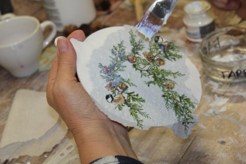 Warsztaty decoupage - bombka