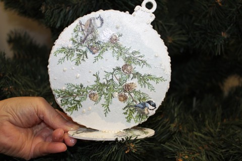 Warsztaty decoupage - bombka