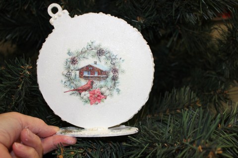 Warsztaty decoupage - bombka