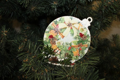 Warsztaty decoupage - bombka