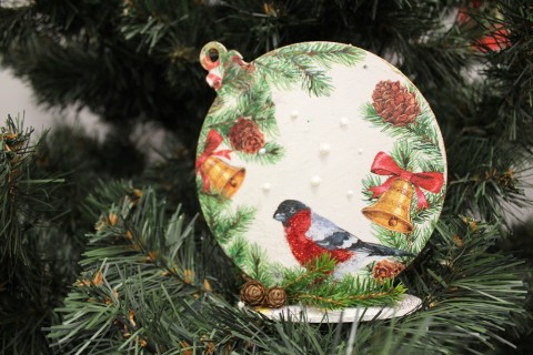 Warsztaty decoupage - bombka