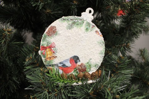 Warsztaty decoupage - bombka