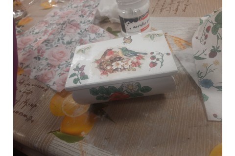 Warsztaty integracyjne decoupage 