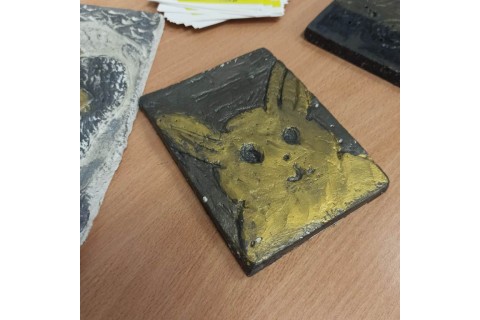 Warsztaty rodzinne z płytą gipsową