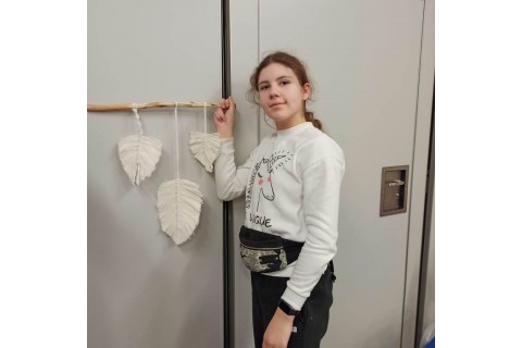 Warsztaty kreatywne „Makrama boho - liście, listki
