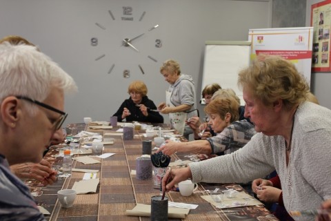 Warsztaty decoupage dla seniora - jajko wielkanocne