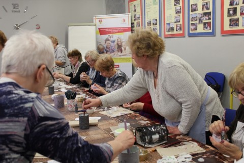 Warsztaty decoupage dla seniora - jajko wielkanocne