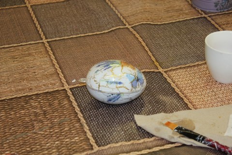 Warsztaty decoupage dla seniora - jajko wielkanocne