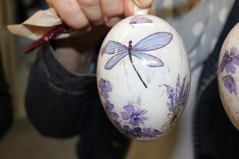 Warsztaty decoupage dla seniora - jajko wielkanocne