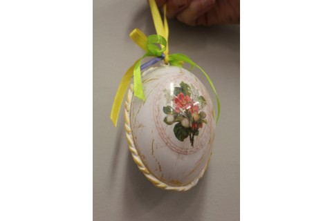 Warsztaty decoupage dla seniora - jajko wielkanocne