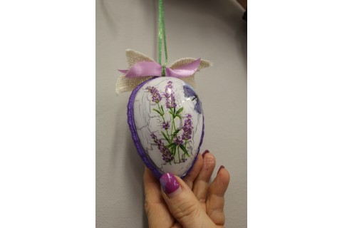 Warsztaty decoupage dla seniora - jajko wielkanocne