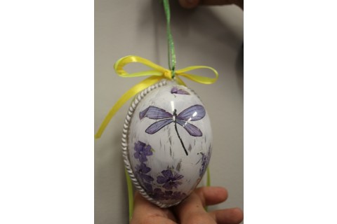 Warsztaty decoupage dla seniora - jajko wielkanocne