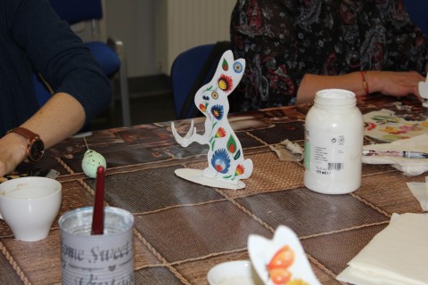 Warsztaty decoupage - Wielkanocny zajączek