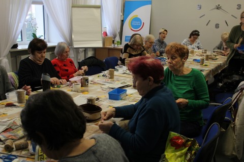Warsztaty kreatywne dla seniora - „Kosze, koszyki, koszyczki”