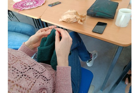 Spotkanie klubu pasjonatów robótek ręcznych