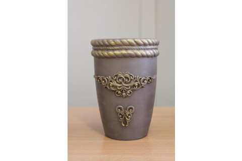Warsztaty decoupage - donica w starym stylu
