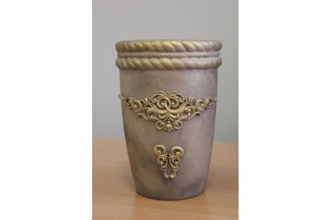 Warsztaty decoupage - donica w starym stylu
