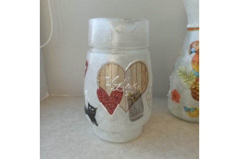 Warsztaty decoupage „Dzbanek z efektem szronu”