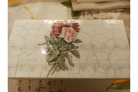 Warsztaty decoupage, pierścienie na stół 