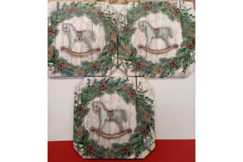 Warsztaty decoupage dla SENIORÓW - podkładki pod kubki