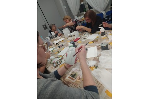 WARSZTATY DECOUPAGE DLA POCZĄTKUJĄCYCH - ŚWIĄTECZNE LAMPIONY