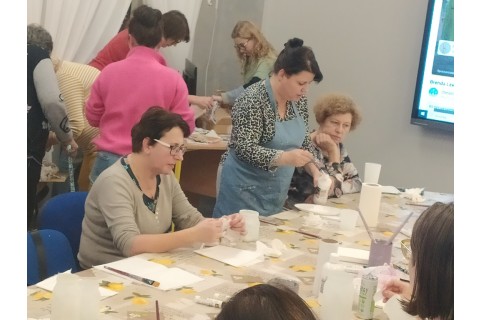 WARSZTATY DECOUPAGE DLA POCZĄTKUJĄCYCH - ŚWIĄTECZNE LAMPIONY
