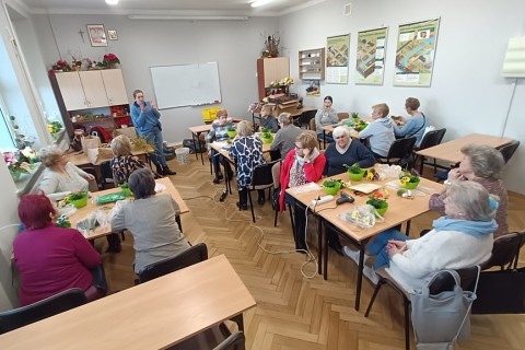 Warsztaty florystyczne dla seniorów