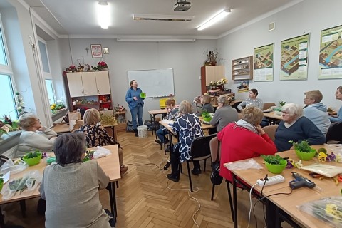 Warsztaty florystyczne dla seniorów