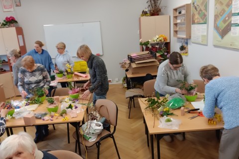 Warsztaty florystyczne dla seniorów