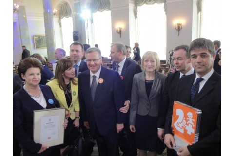 Główna nagroda dla Miasta Białegostoku w konkursie Pary Prezydenckiej „Dobry Klimat dla Rodziny”
