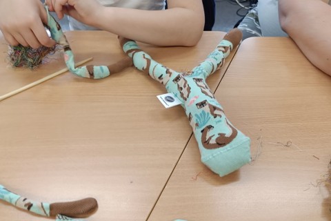 Charytatywna akcja szycia małpek